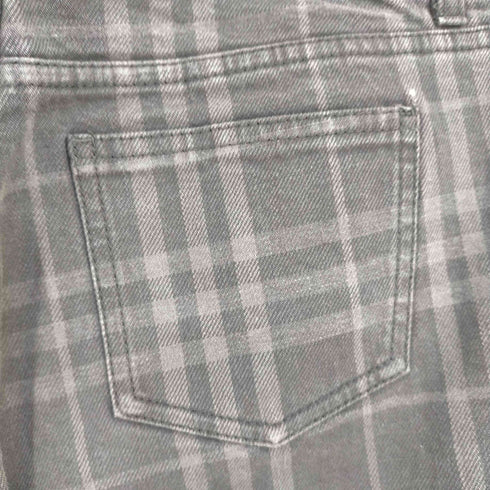 バーバリーロンドン BURBERRY LONDON チェック フレアスキニーパンツ レディース EUR:38