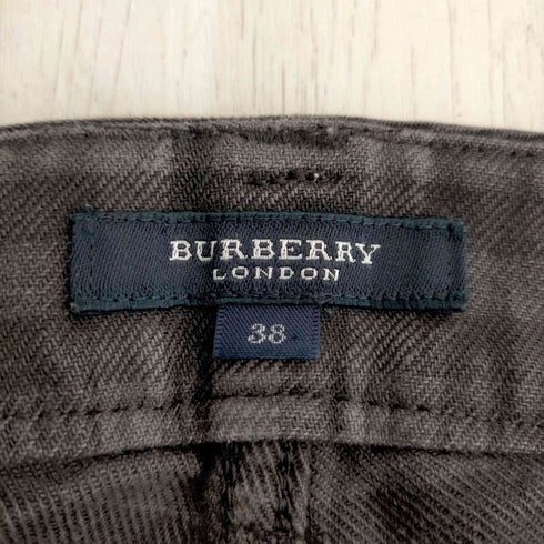 バーバリーロンドン BURBERRY LONDON チェック フレアスキニーパンツ レディース EUR:38