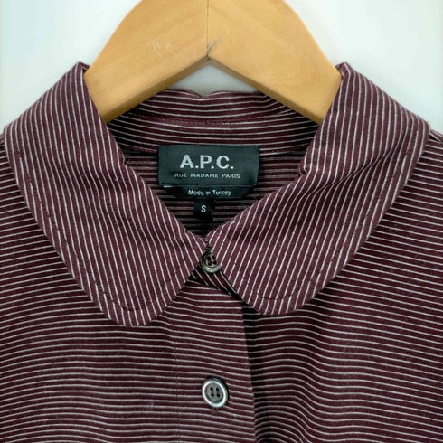 アーペーセー A.P.C. 丸襟シャツワンピース レディース JPN:2