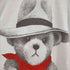 ルック LOOK USA製 xcv bob harrison クルーネックTシャツ ベアープリント メンズ import:M