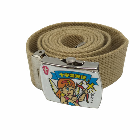 キャラクター ステッカー リメイク ガチャベルト メンズ