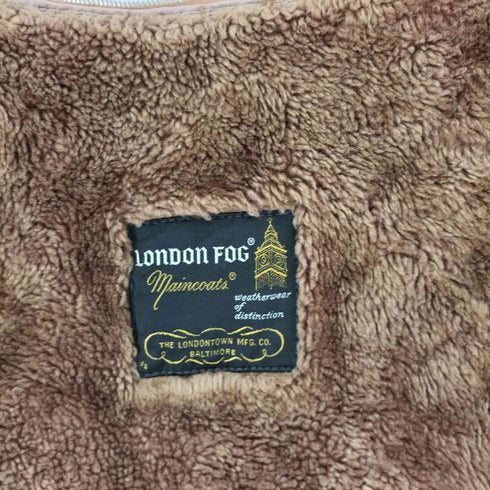 ロンドンフォグ LONDON FOG 70-80S 黒タグ ボア ライナー 棒TALON ジップ メンズ