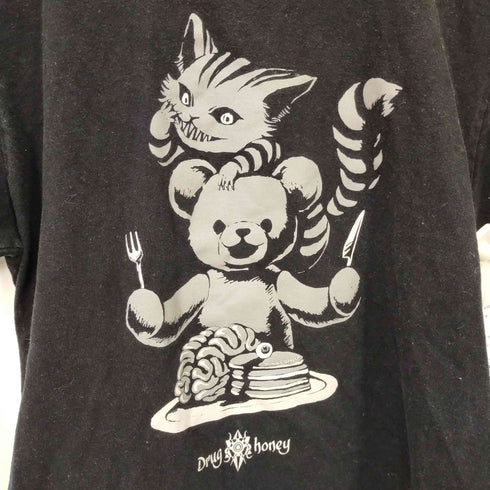 ユナイテッドアスレ UNITED ATHLE Drug Honey クルーネックプリントTシャツ メンズ import:M