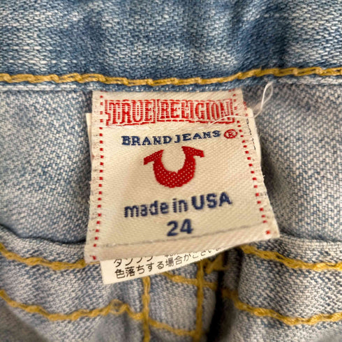 トゥルーレリジョン TRUE RELIGION RAINBOW JOEY フレアデニムパンツ レディース 24inch