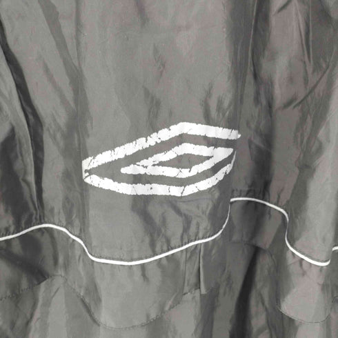 アンブロ UMBRO 00S 黒タグ センター ロゴ プリント ジップアップ トレーニング ジャケット メンズ import:XL