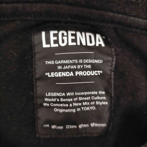 レジェンダ LEGENDA The Empty New Rose Longsleeve T-shirt メンズ