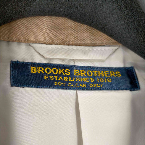 ブルックスブラザーズ BROOKS BROTHERS 背抜き リネン 2Bシングルテーラードジャケット メンズ AB6