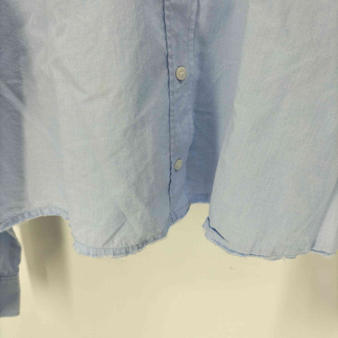 ザラ ZARA クロップド L/S シャツ レディース import:L