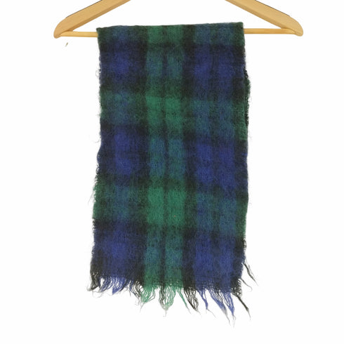 メイドインスコットランド MADE IN SCOTLAND ブラックウォッチ ウールマフラー レディース