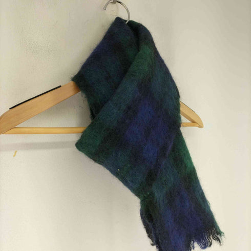 メイドインスコットランド MADE IN SCOTLAND ブラックウォッチ ウールマフラー レディース