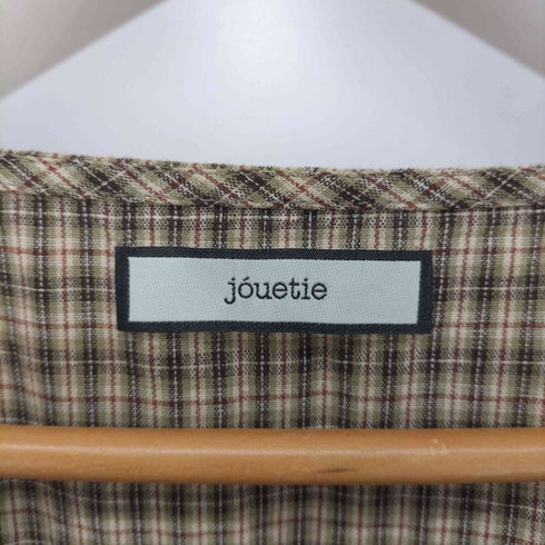 ジュエティ jouetie 2019SS チェック スクエアネックイレヘムワンピース レディース JPN:M