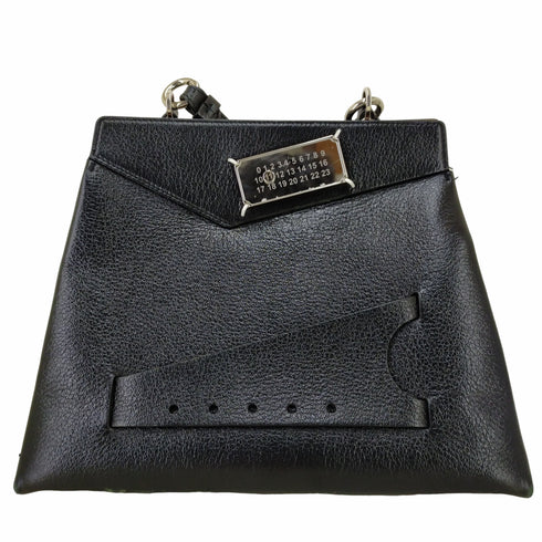 メゾンマルジェラ Maison Margiela SNATCHED スナッチミディアム2WAYショルダーバッグ ミラーロッククロージャー カーフレザー レディース