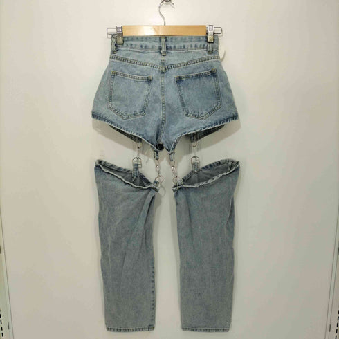 Y2K 2WAY セパレート デニム パンツ レディース JPN:XS