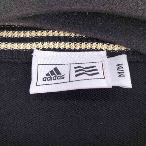 アディダス adidas ロゴ刺繍 Vネックニット メンズ JPN:M