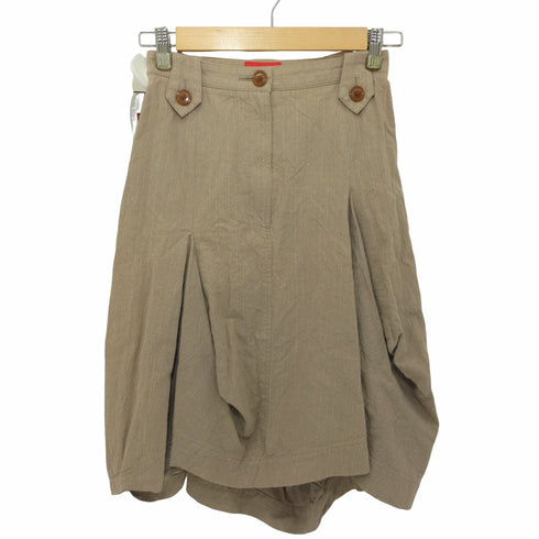 ヴィヴィアンウエストウッドレッドレーベル Vivienne Westwood RED LABEL 膝下 ストライプ フレアスカート レディース JPN:2