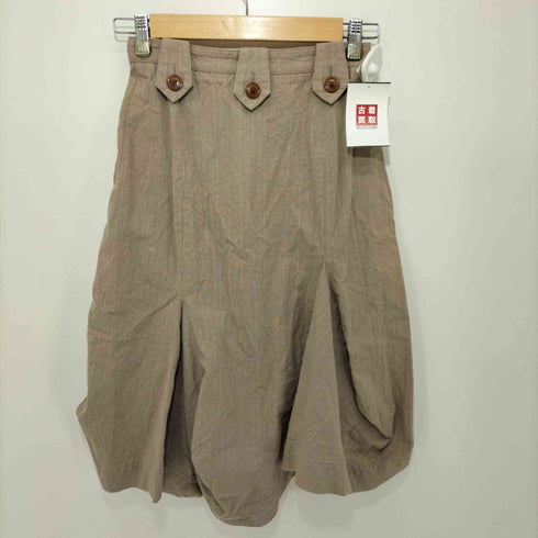 ヴィヴィアンウエストウッドレッドレーベル Vivienne Westwood RED LABEL 膝下 ストライプ フレアスカート レディース JPN:2