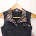 バーバリーブルーレーベル BURBERRY BLUE LABEL 襟チェック切替 ノースリーブシャツワンピース レディース JPN:36