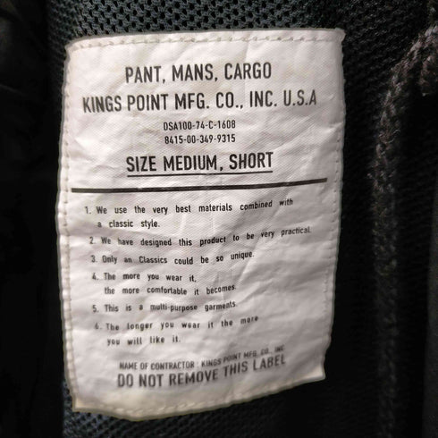 KINGS POINT MFG PANT.MANS.CARGO メンズ MEDIUM SHORT