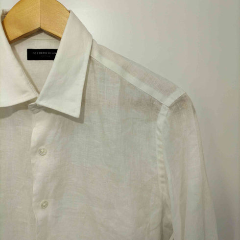 トゥモローランド TOMORROWLAND 18SS ALBINI社 リネン長袖シャツ メンズ S