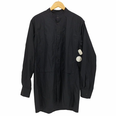 サイトバイヨウジヤマモト syte by Yohji Yamamoto バンドカラー プリーツデザイン L/S シャツ メンズ JPN:4