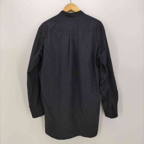 サイトバイヨウジヤマモト syte by Yohji Yamamoto バンドカラー プリーツデザイン L/S シャツ メンズ JPN:4