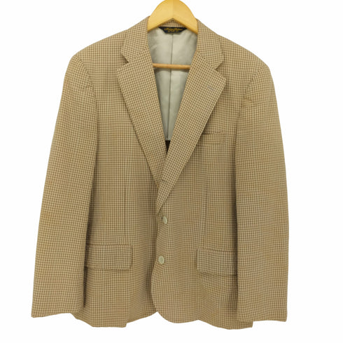 ブルックスブラザーズ BROOKS BROTHERS 日本製 ギンガムチェック シアサッカー 2B テーラード ジャケット メンズ A6