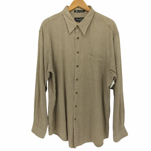 ブランディニ BRANDINI ギンガムチェック コットン L/S シャツ メンズ import:L