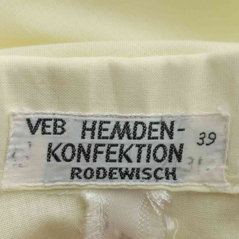 VEB HEMDEN ドイツ製 ステッチデザイン L/S シャツ メンズ 39