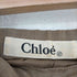 クロエ Chloe サイドスリット ウールタイトスカート レディース JPN:42