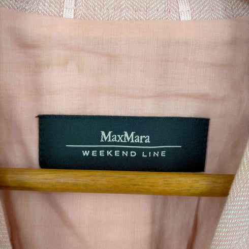 マックスマーラ ウィーケンドライン Max Mara WEEKEND LINE 2B ヘリンボーン テーラードジャケット レディース JPN:38