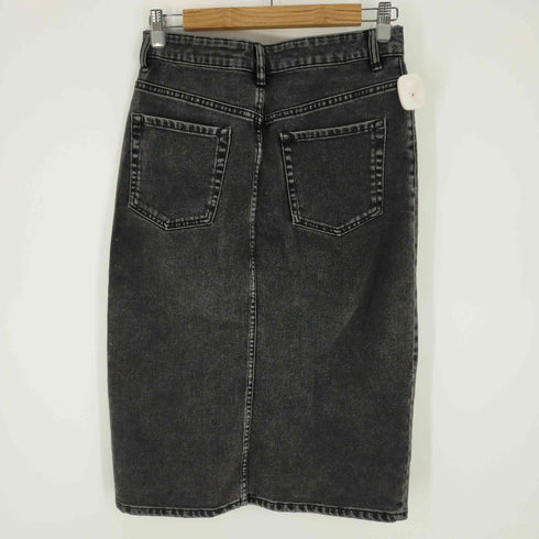 ザラ ZARA ブラックデニムタイトスカート レディース M