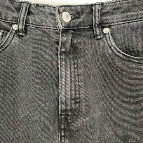 ザラ ZARA ブラックデニムタイトスカート レディース M