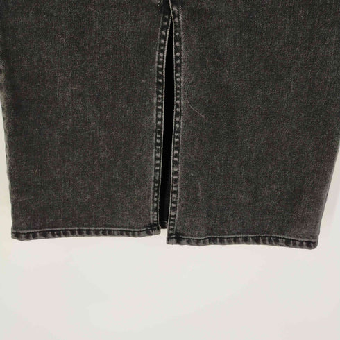 ザラ ZARA ブラックデニムタイトスカート レディース M