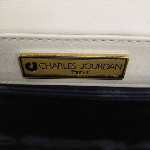 シャルル ジョルダン CHARLES JOURDAN フロントリボン ショルダーバック レディース