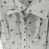 ヴィヴィアンウエストウッドレッドレーベル Vivienne Westwood RED LABEL オーブ総柄 ストライプ リボンシャツ レディース JPN:2