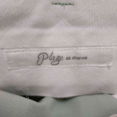 プラージュ plage de charme センタープレスパンツ レディース DE:36