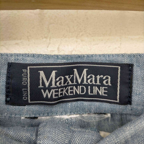 マックスマーラ ウィーケンドライン Max Mara WEEKEND LINE PURO LINO リネンパンツ レディース