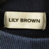 リリーブラウン Lily Brown クロップドスウェット 刺繍 ワンポイント レディース ONE SIZE