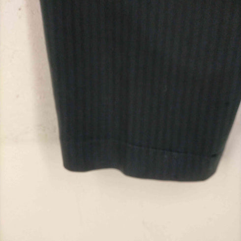 マックスマーラ MAX MARA ノータック ストライプ ワイドパンツ レディース JPN:44