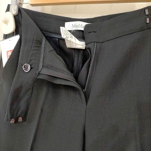 マックスマーラ MAX MARA センタープレス ウールパンツ レディース JPN:42