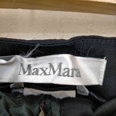 マックスマーラ MAX MARA センタープレス ウール混パンツ レディース JPN:40
