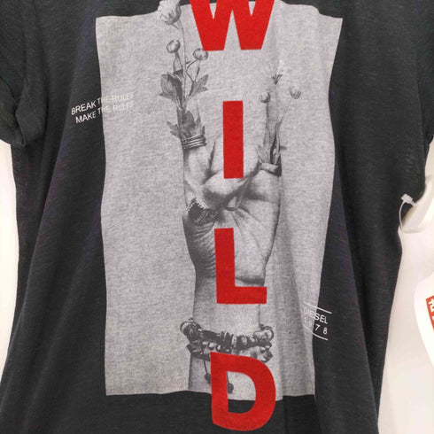 ディーゼル DIESEL WILD プリント Tシャツ レディース