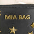 MIA BAG スタッズデザインレザーロングウォレット レディース