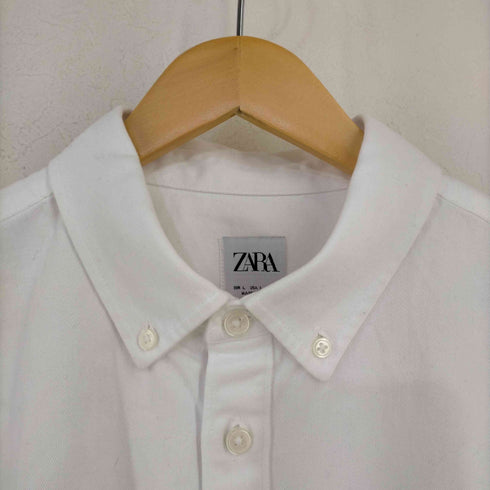 ザラ ZARA カットオフ ボタンダウンシャツ メンズ JPN:L