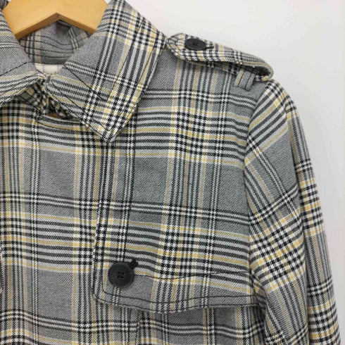 バナナリパブリック BANANA REPUBLIC チェック柄 トレンチコート レディース import:S