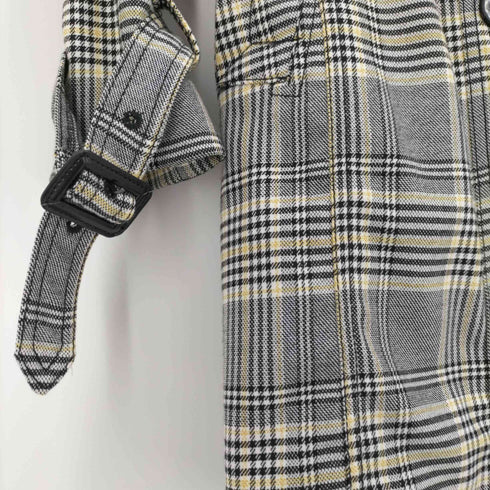 バナナリパブリック BANANA REPUBLIC チェック柄 トレンチコート レディース import:S
