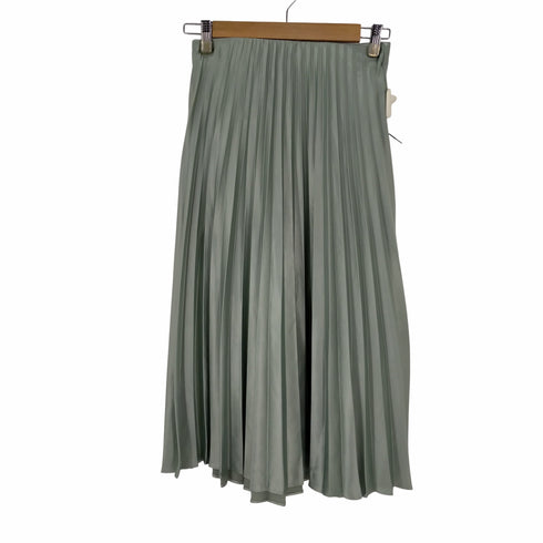 ザラ ZARA SATIN PLEATED SKIRT サテン レディース XS