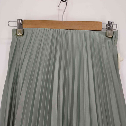 ザラ ZARA SATIN PLEATED SKIRT サテン レディース XS