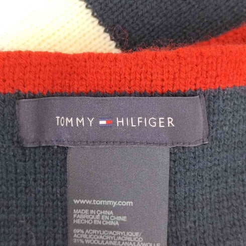 トミーヒルフィガー TOMMY HILFIGER ボーダーストール メンズ