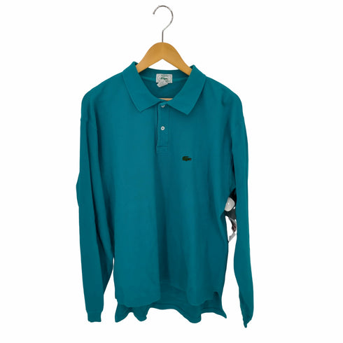アイゾッドラコステ IZOD LACOSTE 90S ロゴワッペン 鹿の子ポロシャツ メンズ import:L